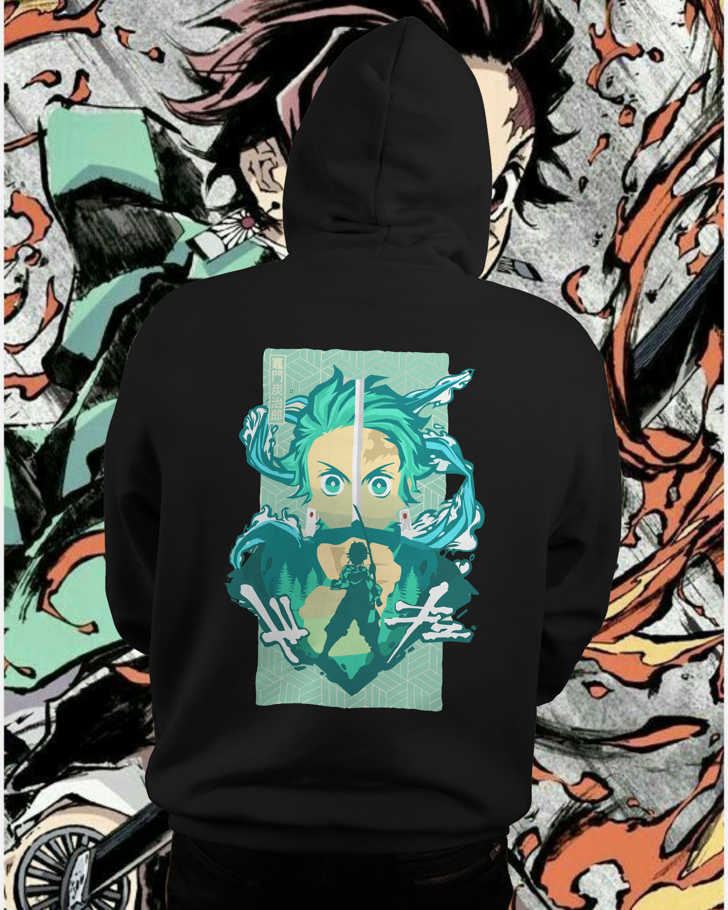 Unisex Tanjiro Hooded Sweatshirt