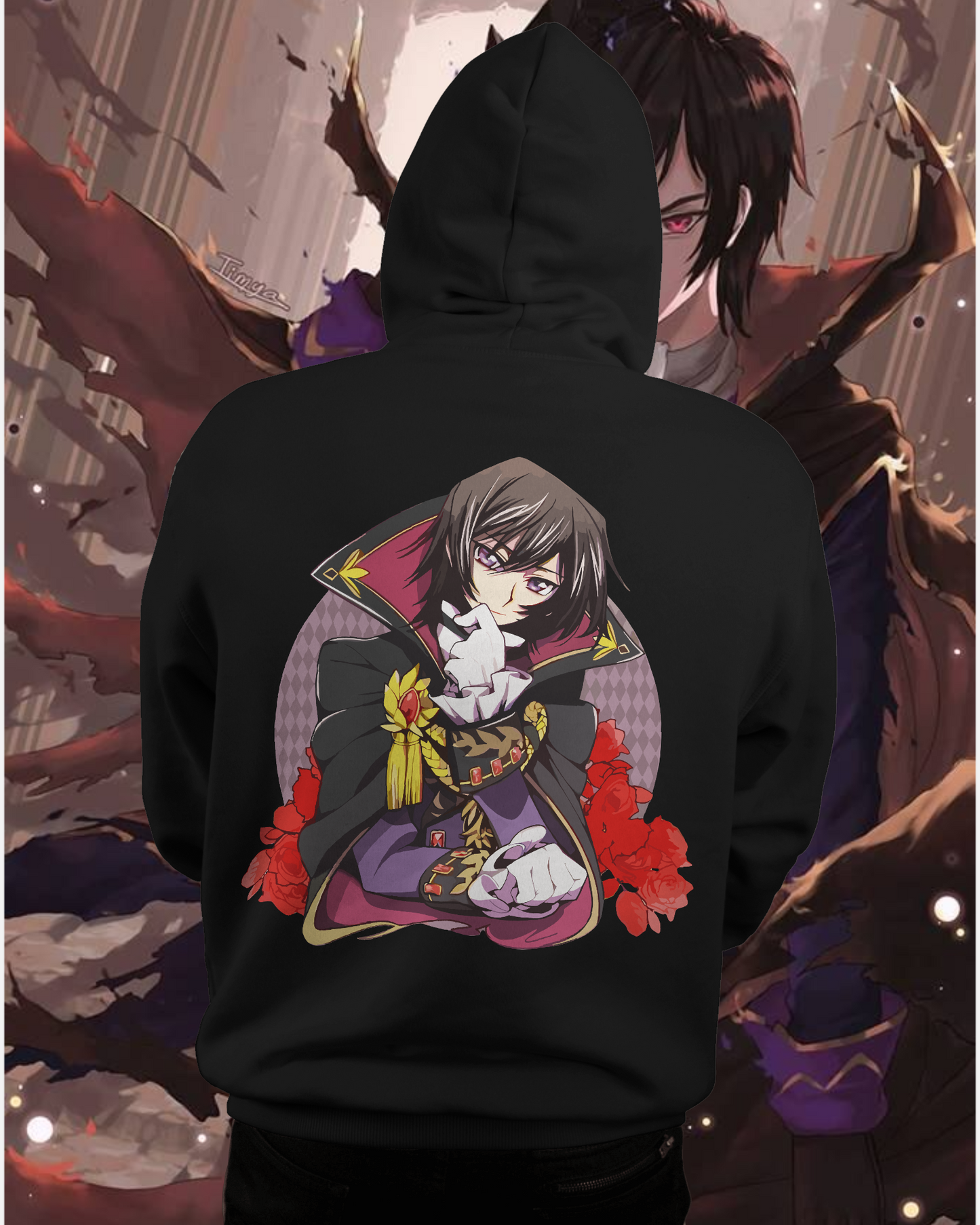 Unisex Lelouch Hooded Sweatshirt