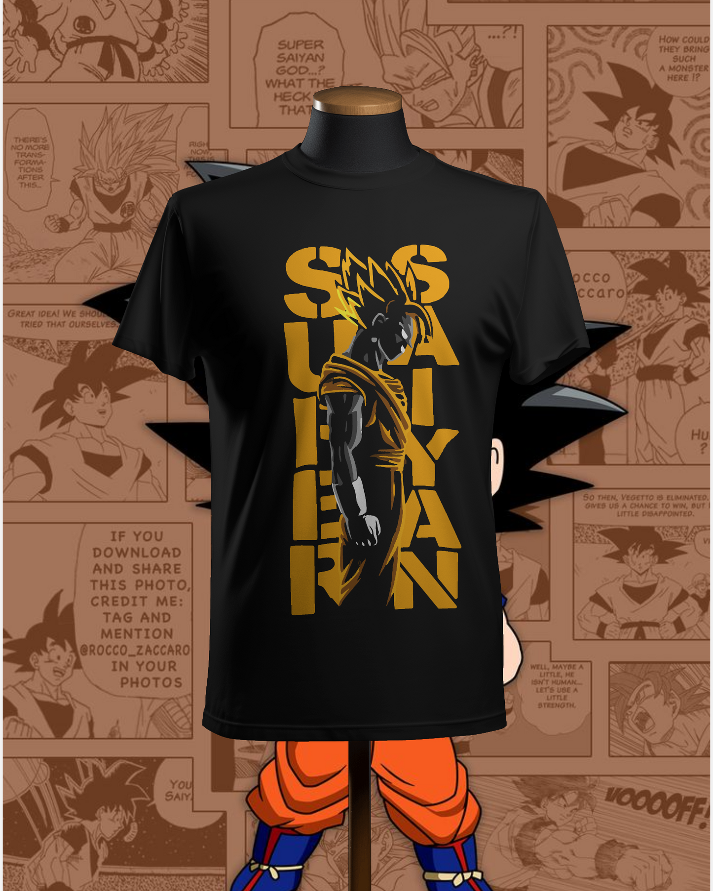Unisex Goku Oversized T-shirt