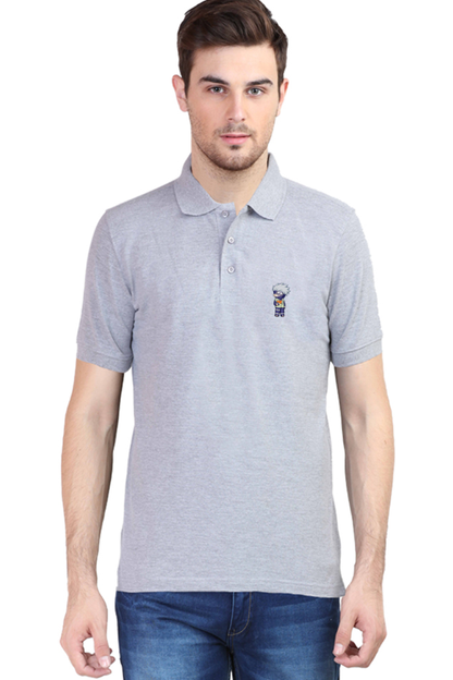 Men's Kakashi Print Polo Half Sleeve