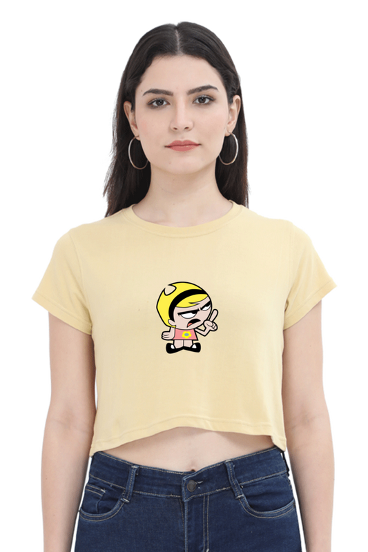 Women's Mandy Graphic Crop Top